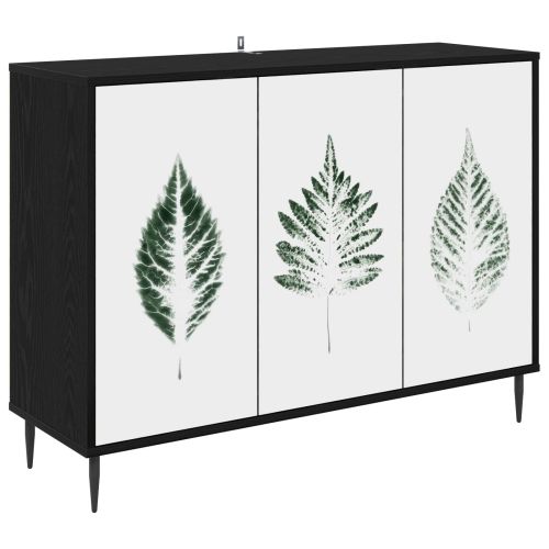 Служебен шкаф HANAU Черен дъб 102 x 33 x 76 см