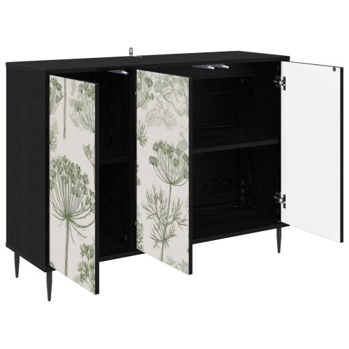 Служебен шкаф GOTHA Черен дъб 102 x 33 x 76 см