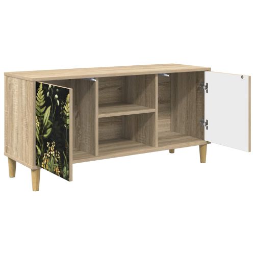 ТВ шкаф RHENEN 102 x 33 x 50 см Сонома Инженерна дървесина