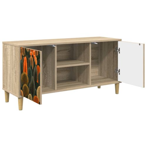 ТВ шкаф ZAANDAM 102 x 33 x 50 см Сонома Инженерна дървесина