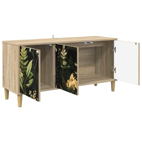 ТВ шкаф RHENEN 102 x 33 x 50 см Сонома Инженерна дървесина