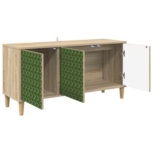 ТВ шкаф GELEEN 102 x 33 x 50 см Сонома Инженерна дървесина