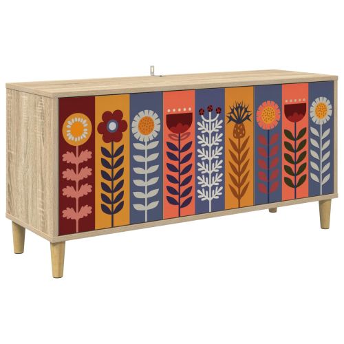 ТВ шкаф ESSEN 102 x 33 x 50 см Сонома Инженерна дървесина