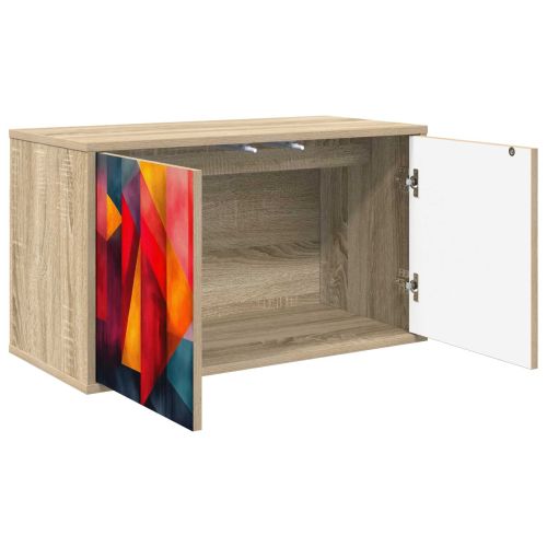 Стенен телевизионен шкаф HEESCH 69 x 33 x 40 см Дъб сонома
