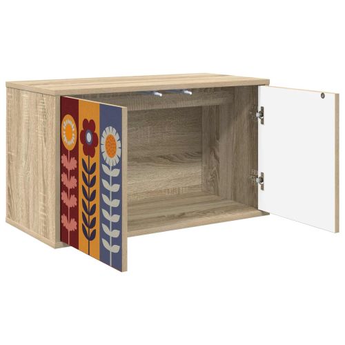 Стенен телевизионен шкаф ESSEN 69 x 33 x 40 см Дъб сонома