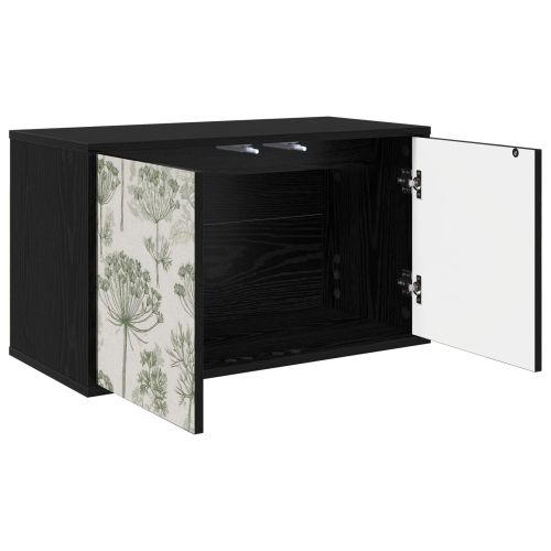 Стенен телевизионен шкаф GOTHA 69 x 33 x 40 см Черен дъб
