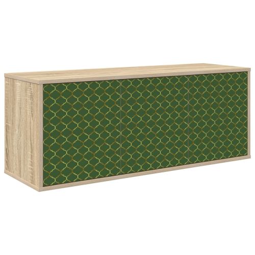 Стенен телевизионен шкаф GELEEN 102 x 33 x 40 см Дъб сонома