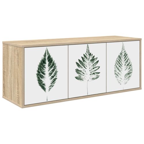 Стенен телевизионен шкаф HANAU 102 x 33 x 40 см Дъб сонома