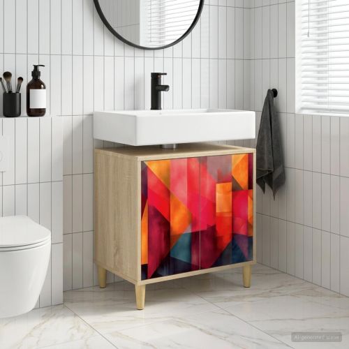 Шкаф за баня HEESCH Сонома 60 x 40 x 60 см Инженерна дървесина
