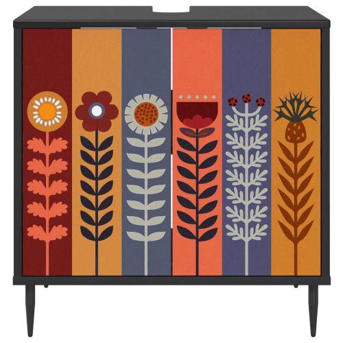 Шкаф за баня ESSEN Черен дъб 60 x 40 x 61 см