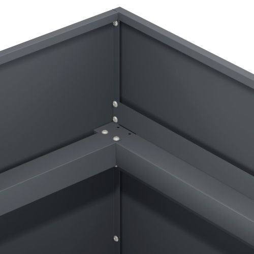 Градинска саксия Антрацит 80 x 80 x 60 см