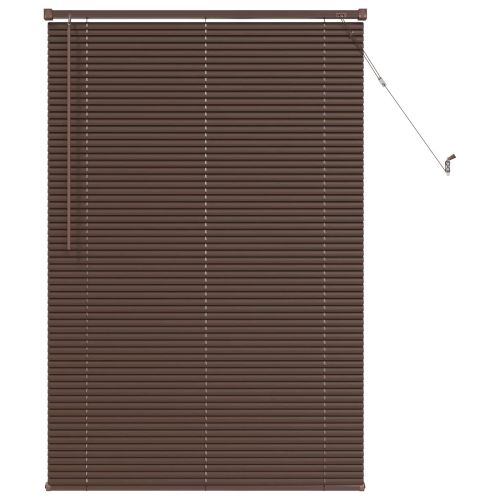 Венецианска щора Тъмно кафяво с шарка 150 x 70 cm 25 mm ПВЦ
