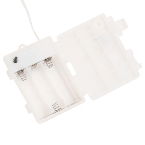 Коледни лампи с LED, 3 бр, сгъваеми, бели