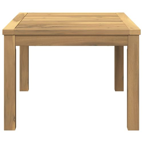 Масичка за кафе Бяло 50 x 68,5 x 36 см Солидно акациево дърво