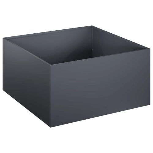 Градинска саксия 2 бр. Антрацит 60 x 60 x 30 cm