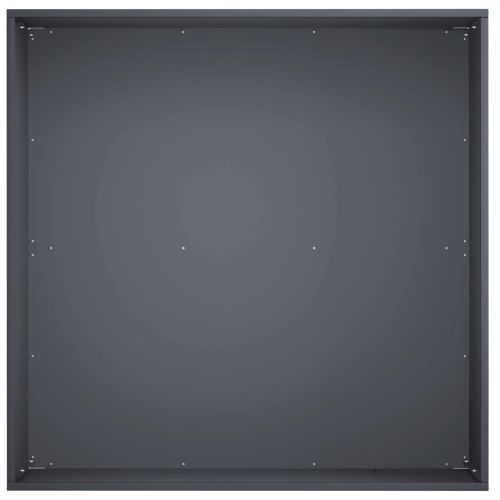 Градинска саксия 2 бр. Антрацит 60 x 60 x 30 cm