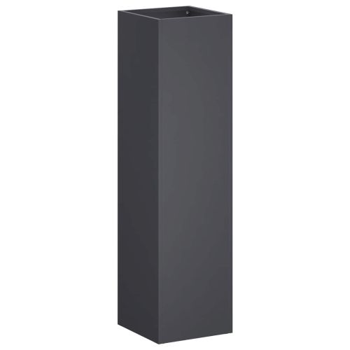 Градинска саксия 2 бр. Антрацит 20 x 20 x 75 см