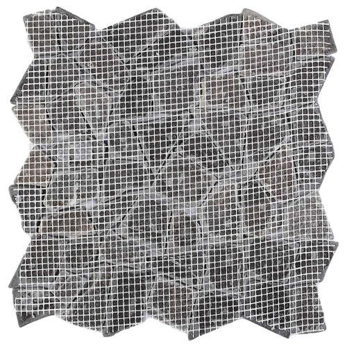 Мозайка плочки Тъмносиво 30 x 30 cm Мрамор