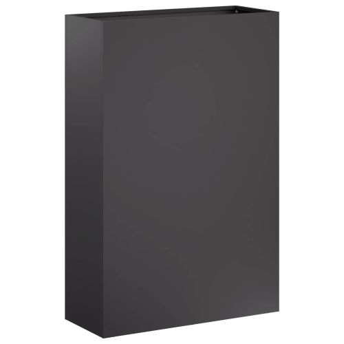 Градинска саксия 2 бр. Черно 50 x 20 x 75 см