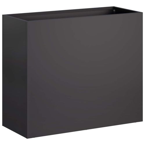 Градинска саксия Черно 50 x 20 x 40 см