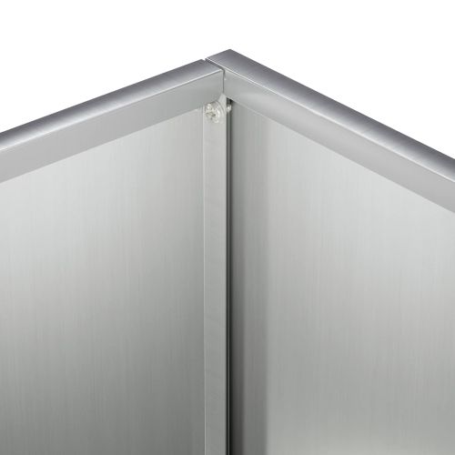 Градинска саксия 2 бр. Сребристо 50 x 20 x 75 см