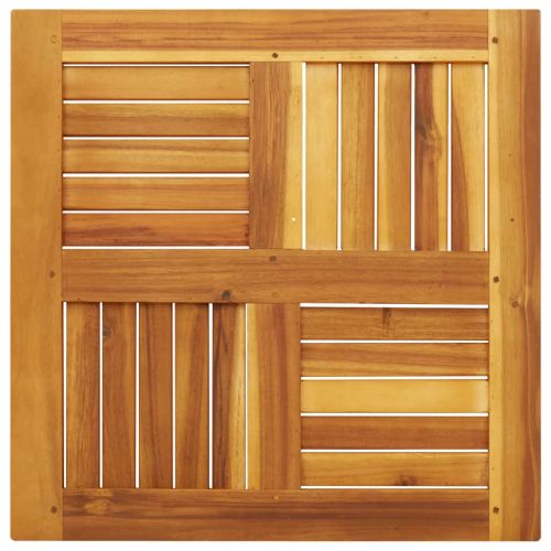 Плот за маса, 60x60x2 см, квадратен, акациево дърво масив