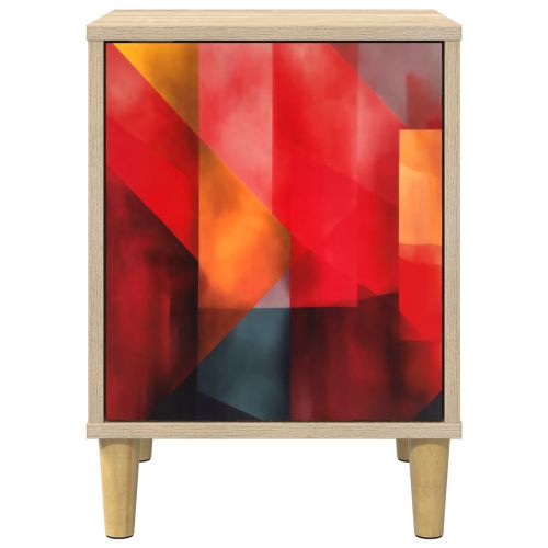 Нощен шкаф HEESCH 2 бр. Дъб сонома 36 x 33 x 50 см