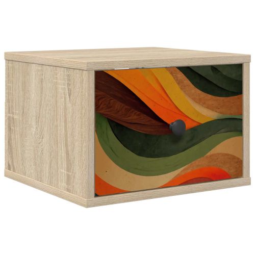Стенен шкаф за нощно шкафче BONN Дъб сонома 36 x 33 x 25 см