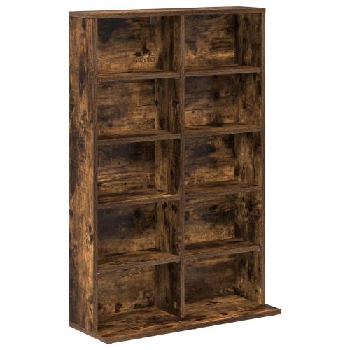 Кабинет за CD Опушен дъб 65 x 23,5 x 97,5 см