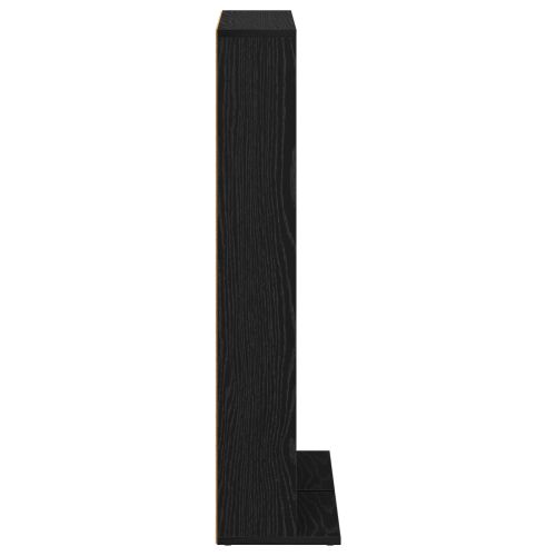 Кабинет за CD 2 бр. Черен дъб 33 x 23,5 x 97,5 см