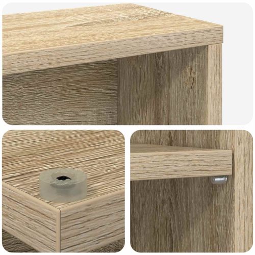 Кабинет за CD Дъб сонома 33 x 23,5 x 97,5 см