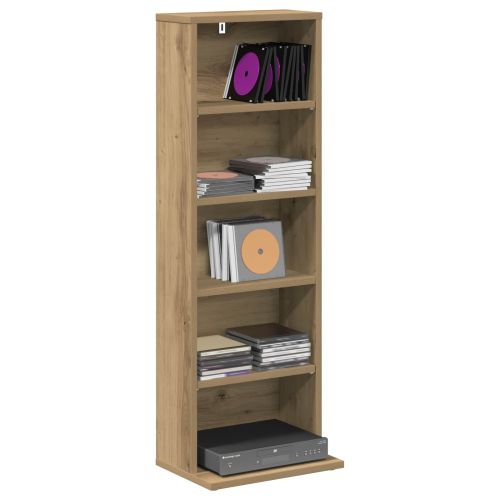 Кабинет за CD Дъб артизан 33 x 23,5 x 97,5 см