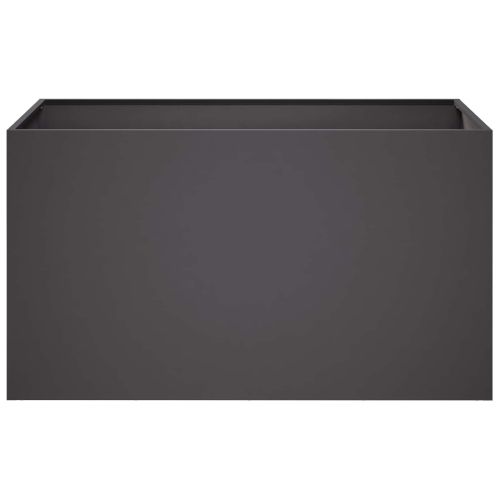 Градинска саксия Черно 80 x 50 x 50 см