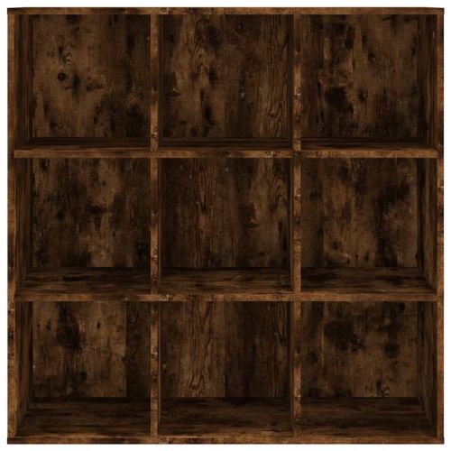Библиотека, опушен дъб, 98x29x97,5 см