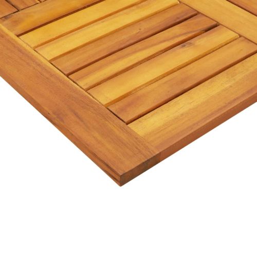 Плот за маса, 70x70x2 см, квадратен, акациево дърво масив