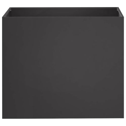 Градинска саксия Черно 60 x 40 x 50 cm