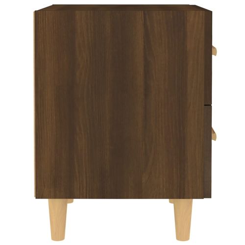 Нощни шкафчета, 2 бр, кафяв дъб, 40x35x47,5 см