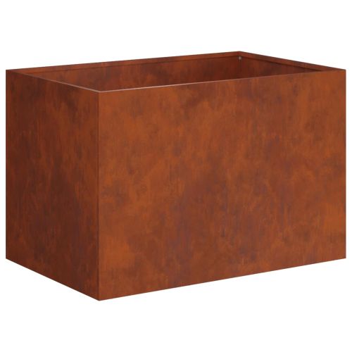 Градинска саксия Ръждясало 50 x 40 x 40 см Кортенова стомана