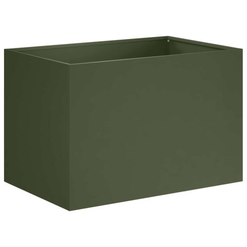 Градинска саксия Маслиненозелено 50 x 40 x 40 см