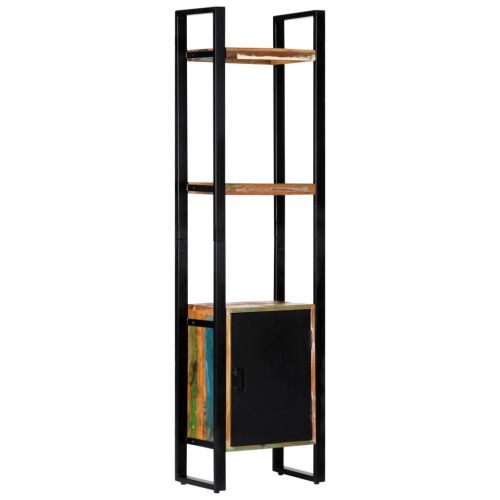 Етажерка за книги, 45x30x171 см, регенерирано дърво масив