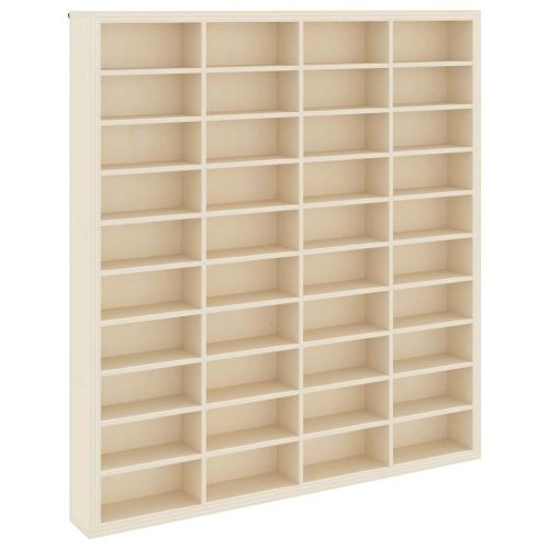 Стена дисплей кутия Монтиране на стена Бежово 40 x 4,5 x 43 см