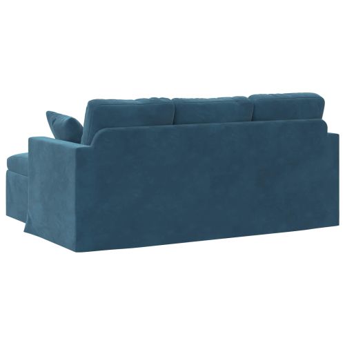 Диван Синьо 178 x 134 x 80 см Кадифе