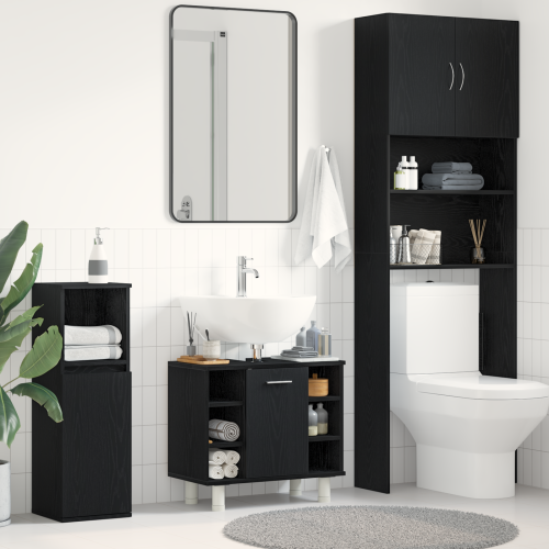 Шкаф за баня Черния дъб 60 x 32 x 54 см Инженерна дървесина