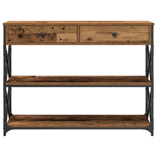 Конзолна маса Старо дърво 100 x 28 x 75 см