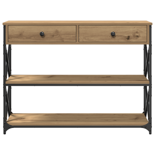 Конзолна маса дъб артизан 100 x 28 x 75 см