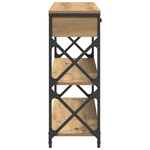 Конзолна маса дъб артизан 100 x 28 x 75 см