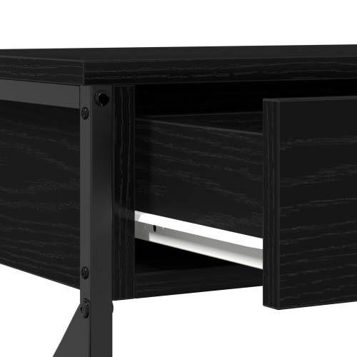Конзолна маса Черен дъб 100 x 28 x 75 см