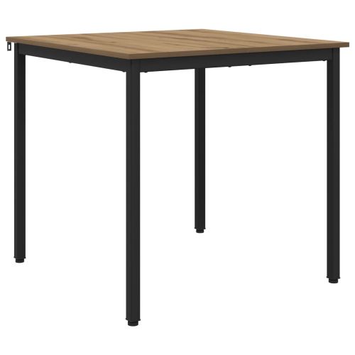 Трапезни маси 80 x 80 x 75 cm Инженерна дървесина Дъб артизан