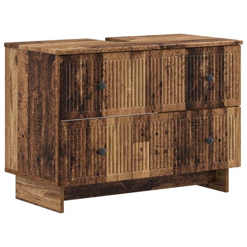 Шкаф за мивка в баня EDE Старо дърво 82 x 41 x 59 см