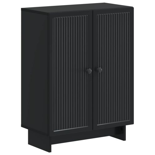 Шкаф за баня EDE Черно 59,5 x 31 x 80 см Инженерна дървесина
